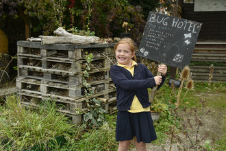 School group at Centre for Wildlife Gardening 