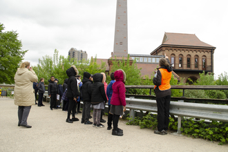 School trip at Walthamstow Wetlands