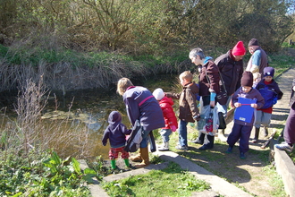 Families at Crane Park Island