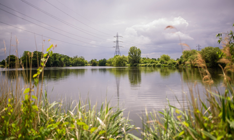 View from Walthamstow Wetlands