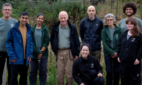 Volunteering group at Camley Street Natural Park