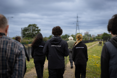 Trainees at Walthamstow Wetlands by Eleanor Church