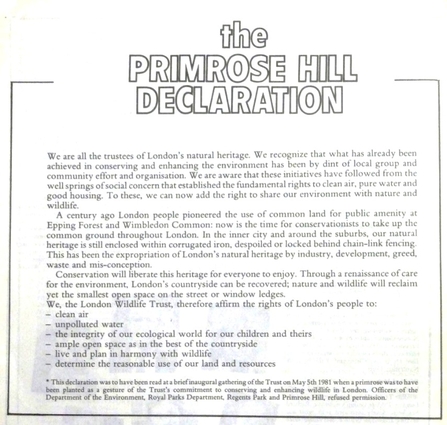 Original Primrose Hill Declaration